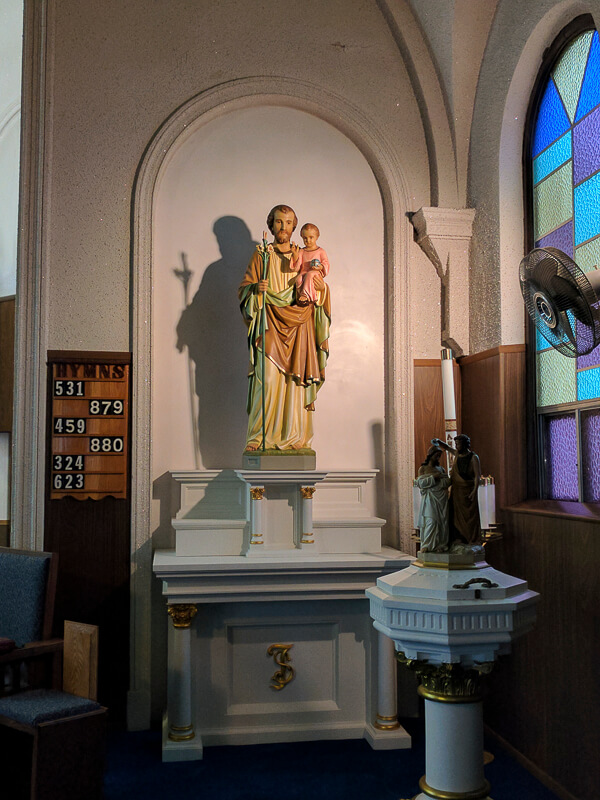 Side Altar St. Joseph at St. Rose Mount Vernon